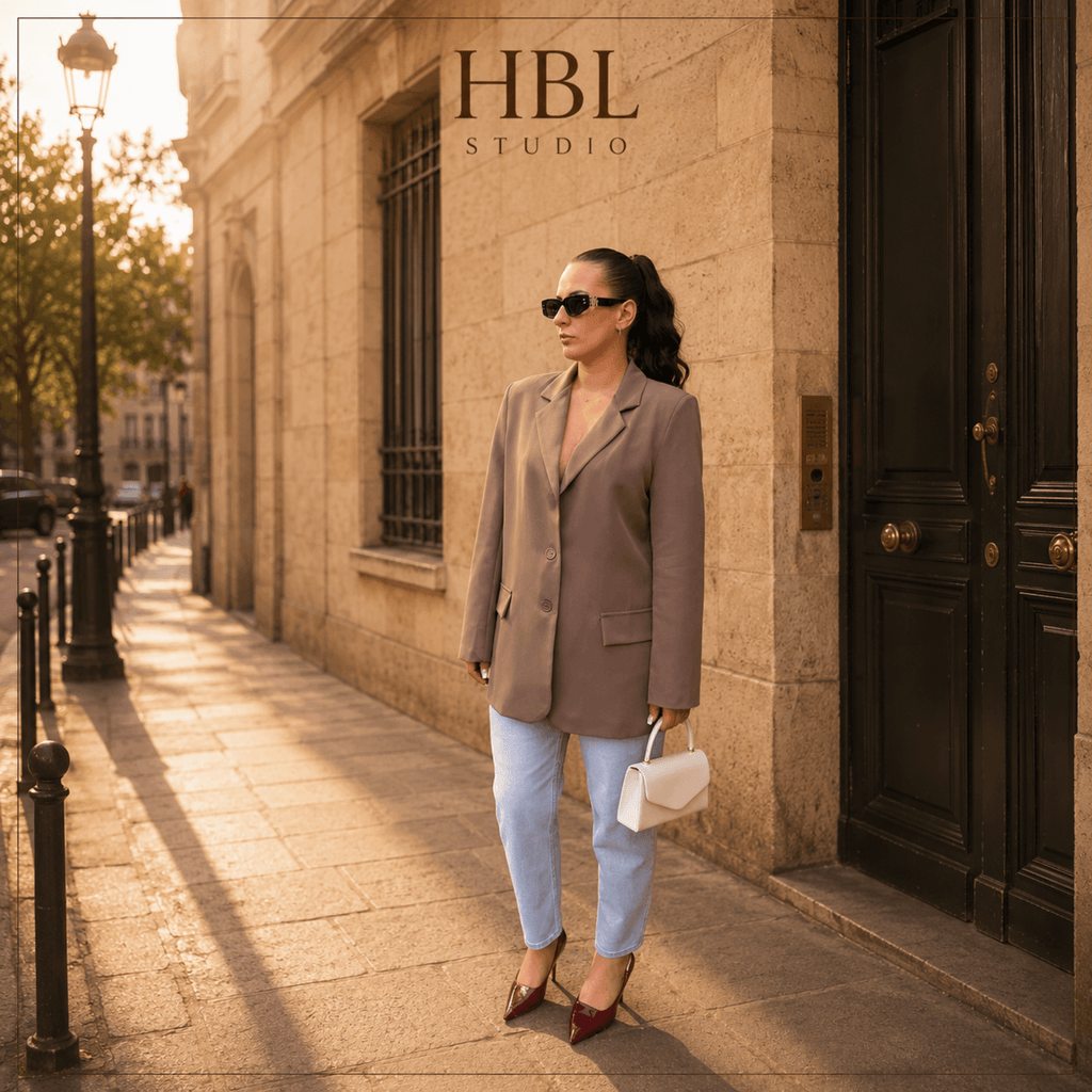 Blazer Montaigne – Blazer oversize - Prêt-à-porter féminin | HBL Studio