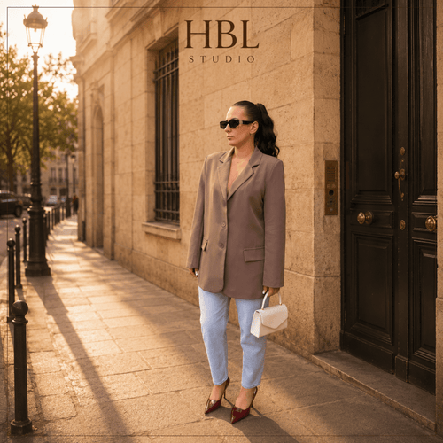 Blazer Montaigne – Blazer oversize - Prêt-à-porter féminin | HBL Studio