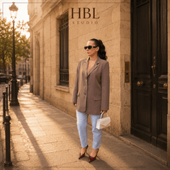 Blazer Montaigne taupe – Blazer oversize