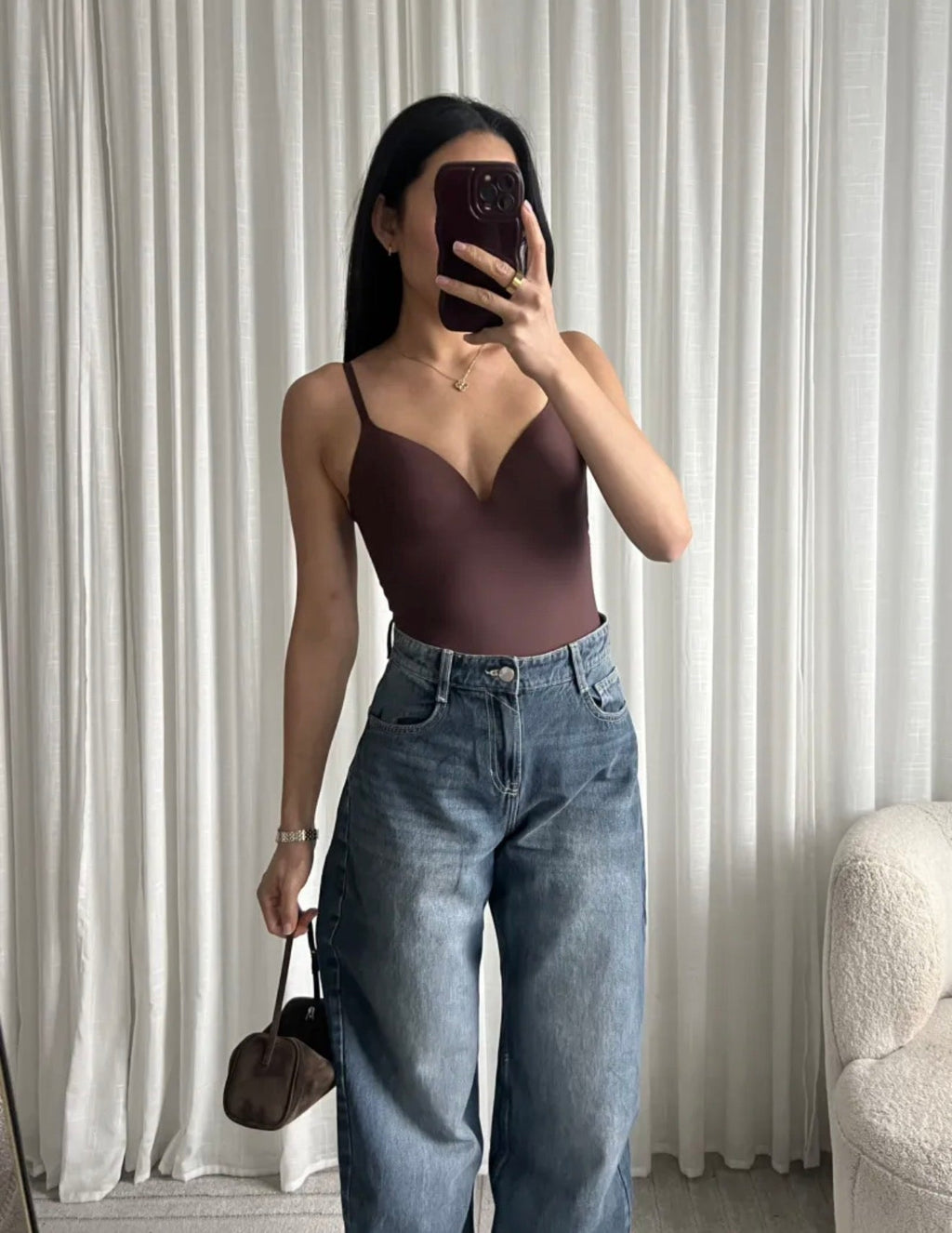 Body Cambon choco – Body coqué - Prêt-à-porter féminin | HBL Studio