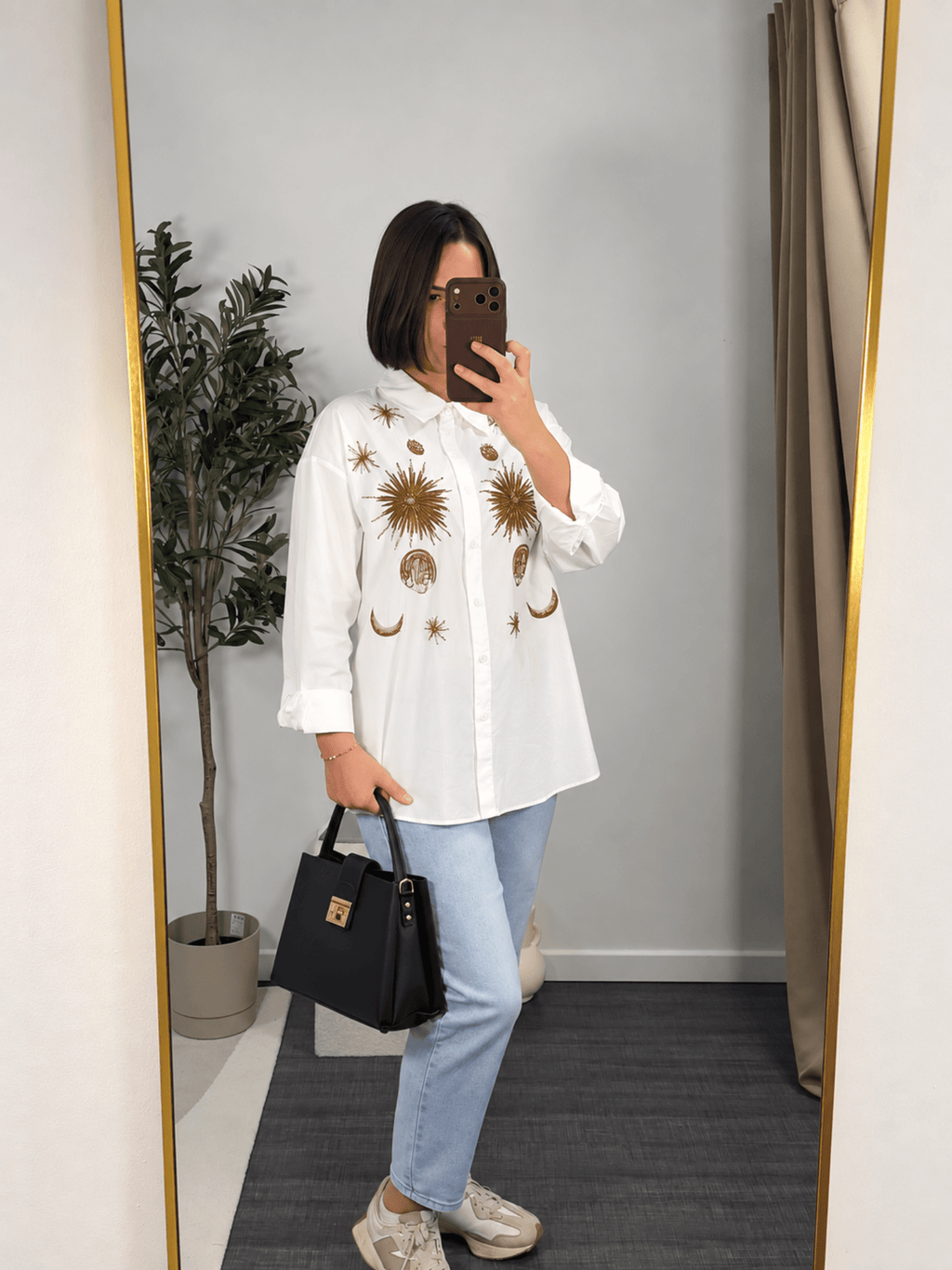 Chemise blanche brodée céleste femme – La Fayette - Prêt-à-porter féminin | HBL Studio