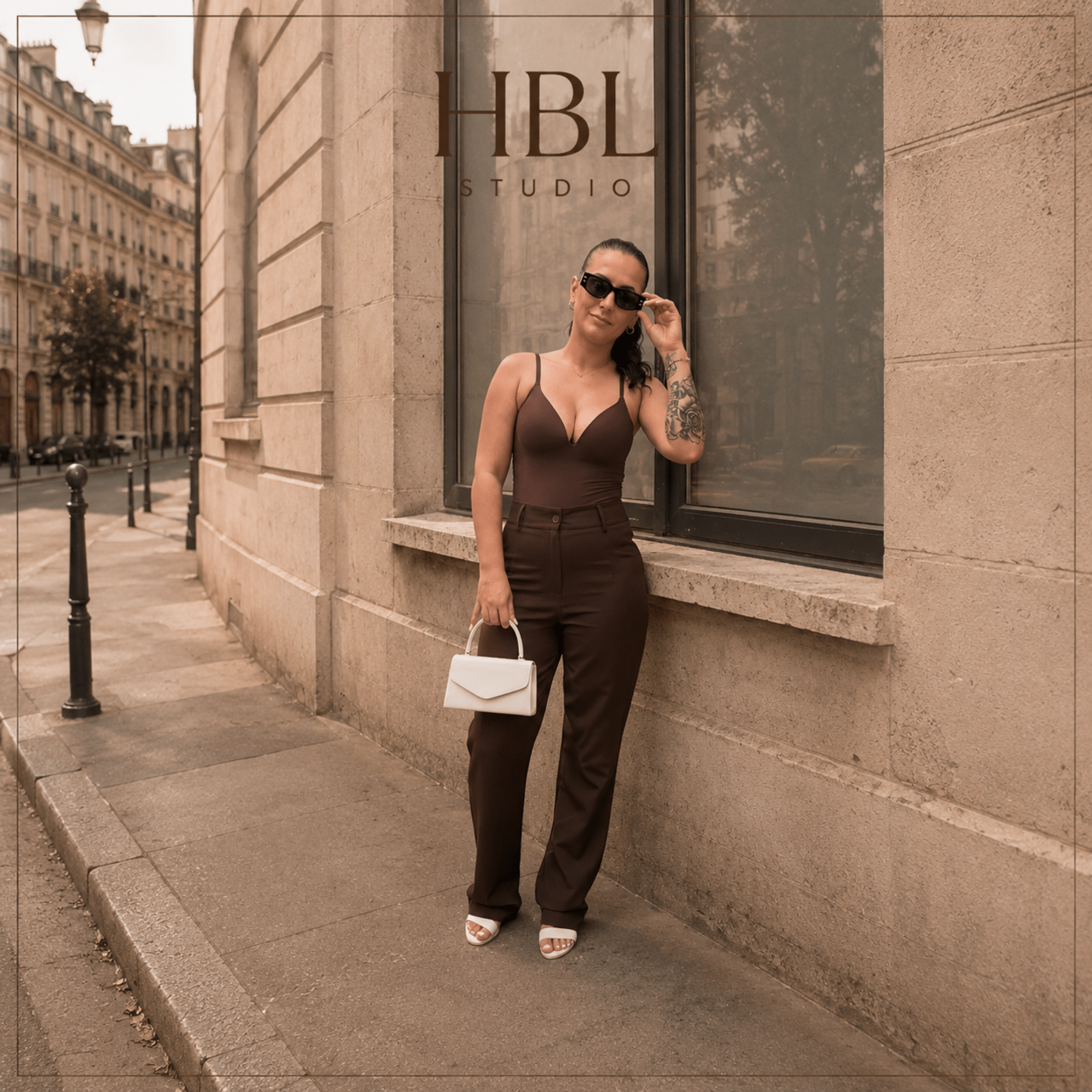 Pantalon Saint-Honoré – Pantalon chocolat - Prêt-à-porter féminin | HBL Studio