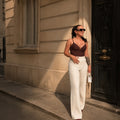 Pantalon Dauphine – Pantalon crème