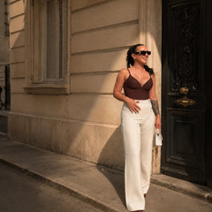 Pantalon Dauphine – Pantalon crème