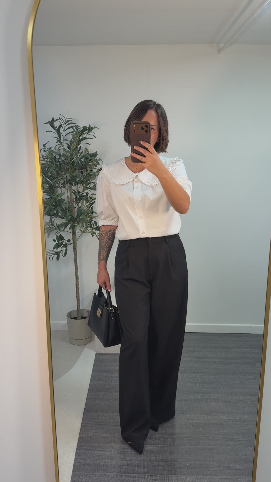 Chemise col Claudine femme – Adèle