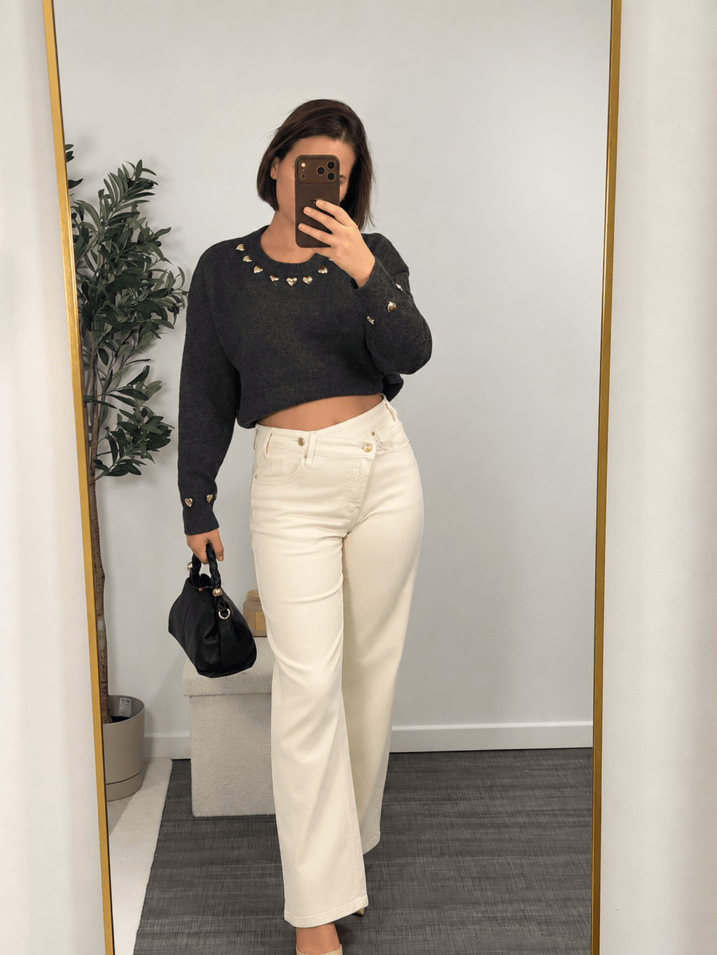 Pull chocolat à cœurs femme – Palais-Royal - Prêt-à-porter féminin | HBL Studio