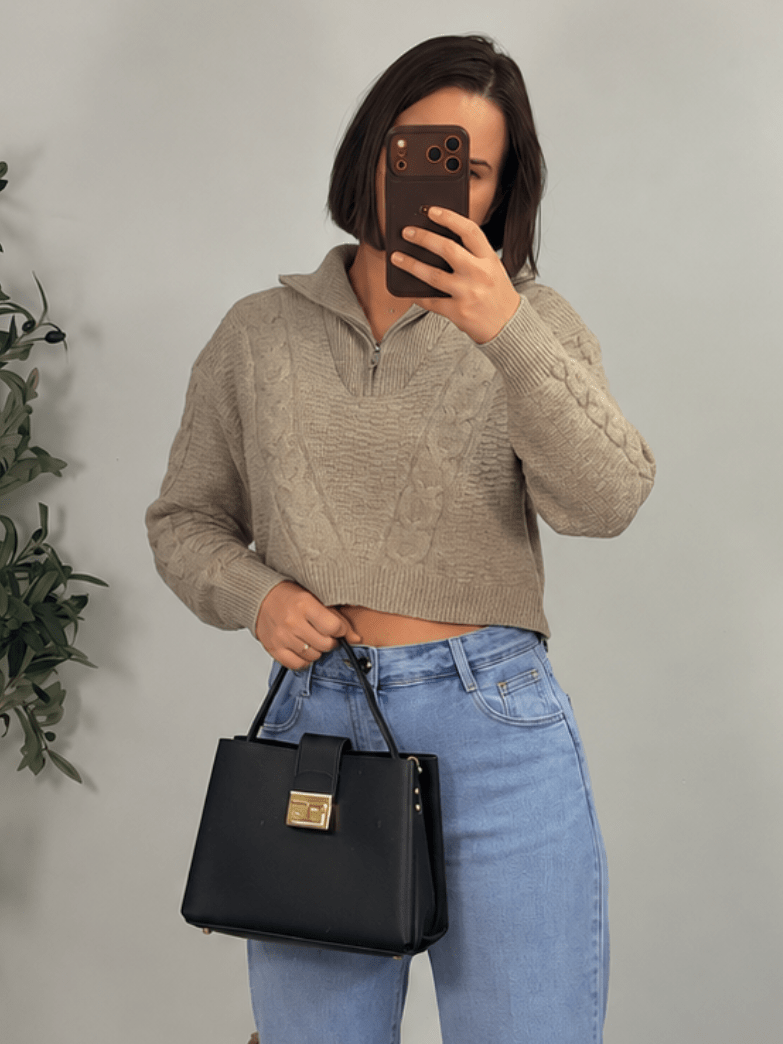 Pull maille texturée femme – Montmartre - Prêt-à-porter féminin | HBL Studio