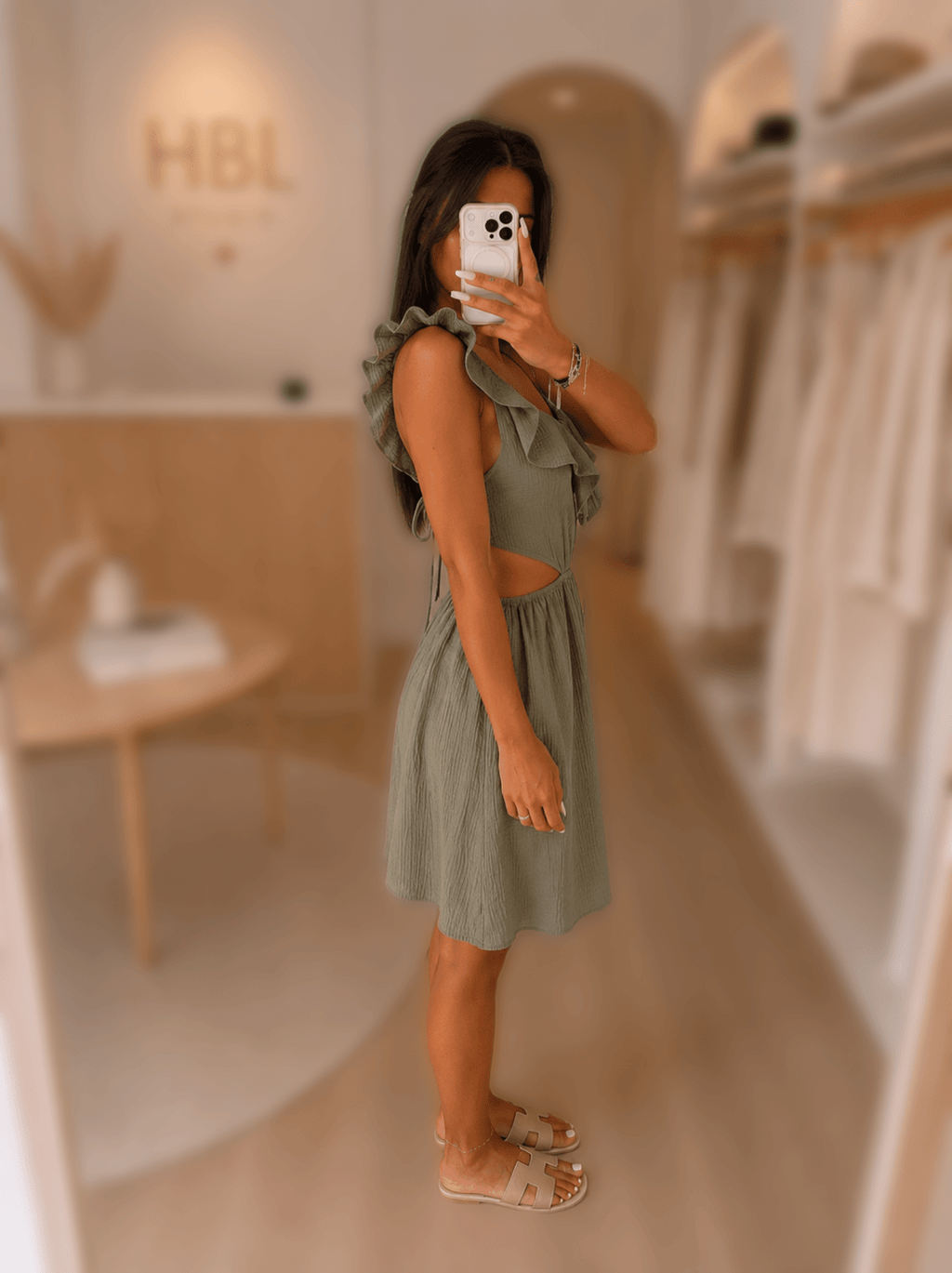 Robe Cler – Robe courte gaze de coton - Prêt-à-porter féminin | HBL Studio