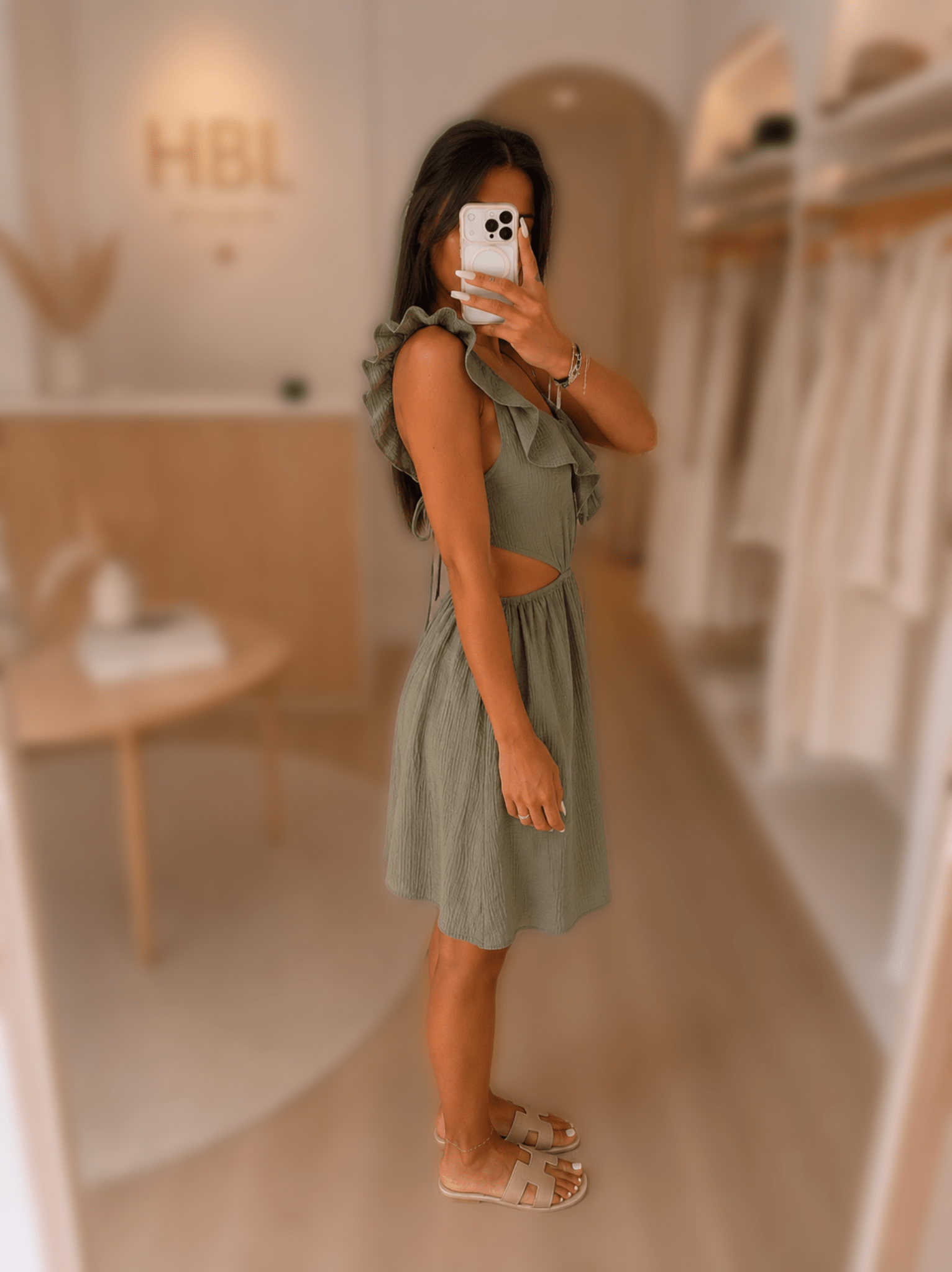 Robe Cler – Robe courte gaze de coton - Prêt-à-porter féminin | HBL Studio