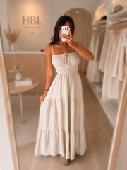 Robe Tournon – Robe longue gaze de coton