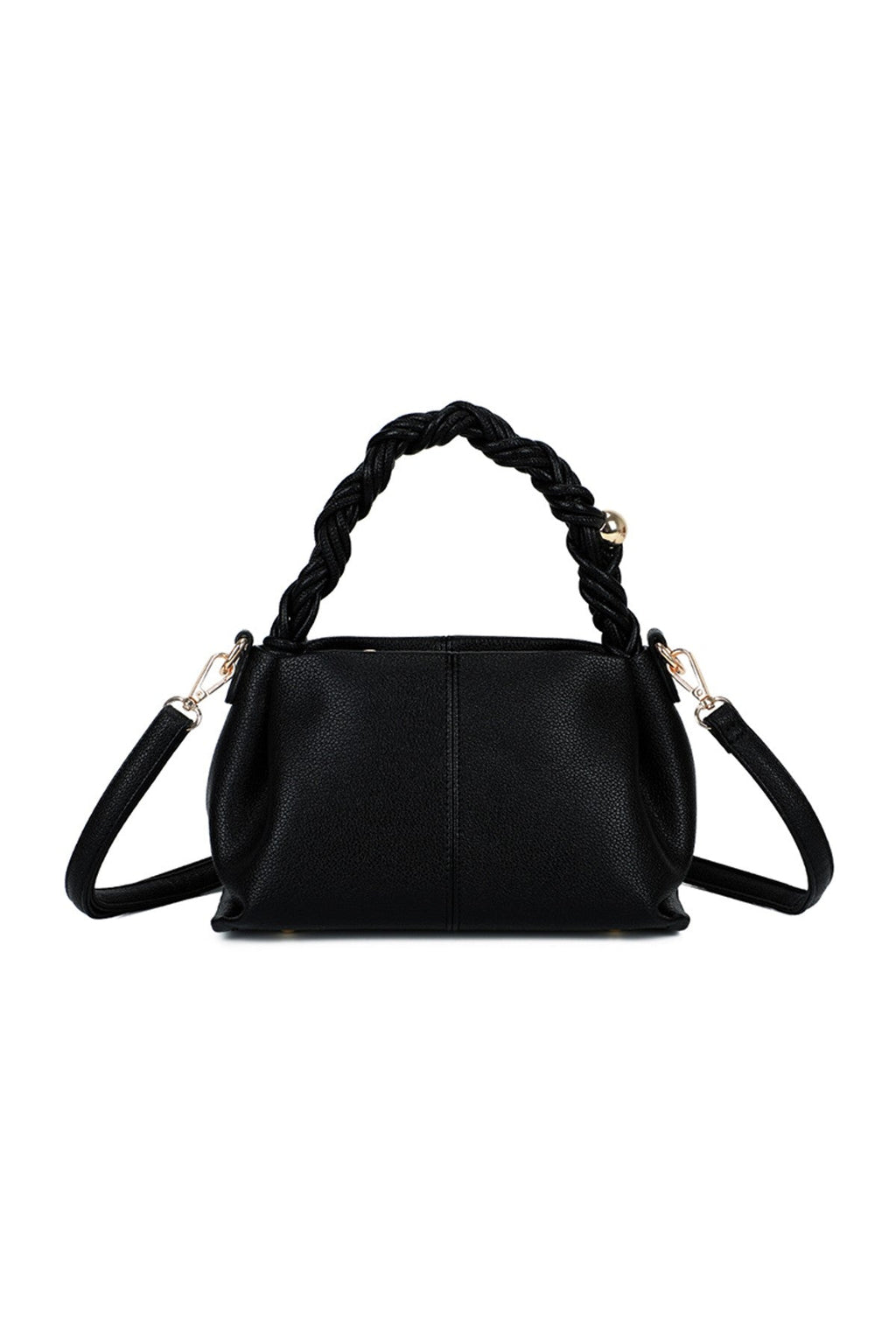 Sac à main anse torsadée noir femme – Odéon - Prêt-à-porter féminin | HBL Studio