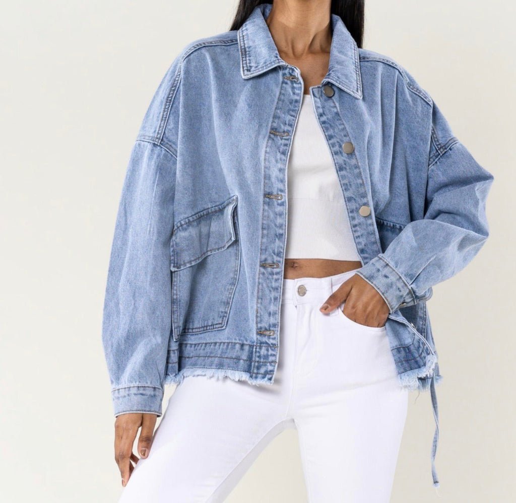 Veste Faubourg – Veste en jean oversize - Prêt-à-porter féminin | HBL Studio