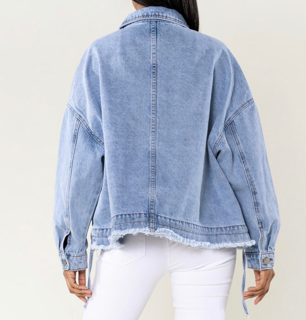 Veste Faubourg – Veste en jean oversize - Prêt-à-porter féminin | HBL Studio